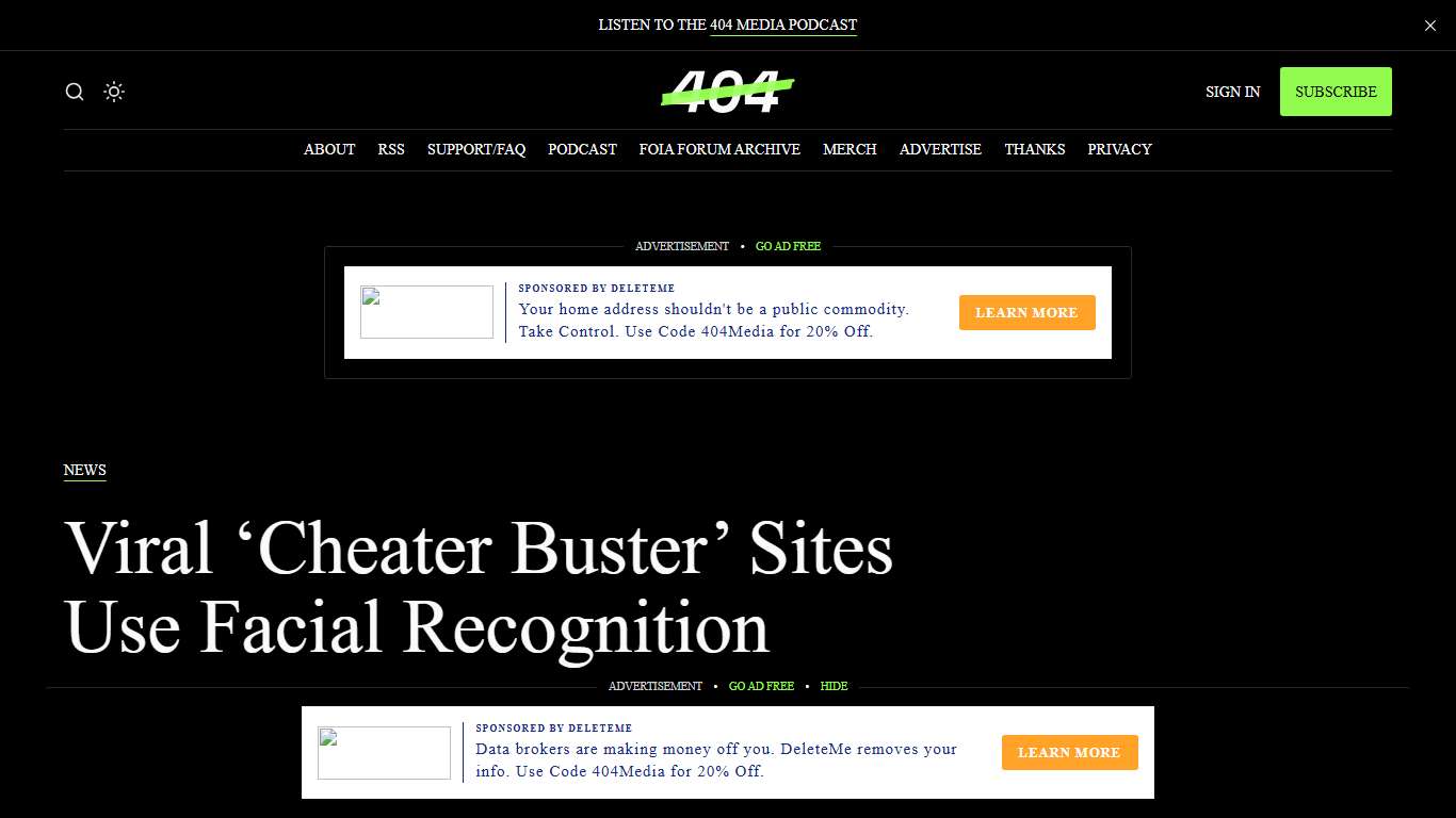 Viral ‘Cheater Buster’ Sites Use Facial Recognition to Let Anyone Reveal Peoples’ Tinder Profiles