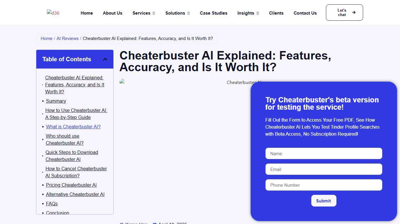 Cheaterbuster AI Explained: Features, Accuracy, and Is It Worth It?